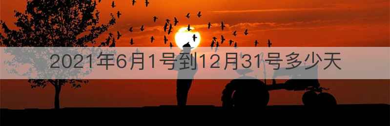 2021年6月1号到12月31号多少天
