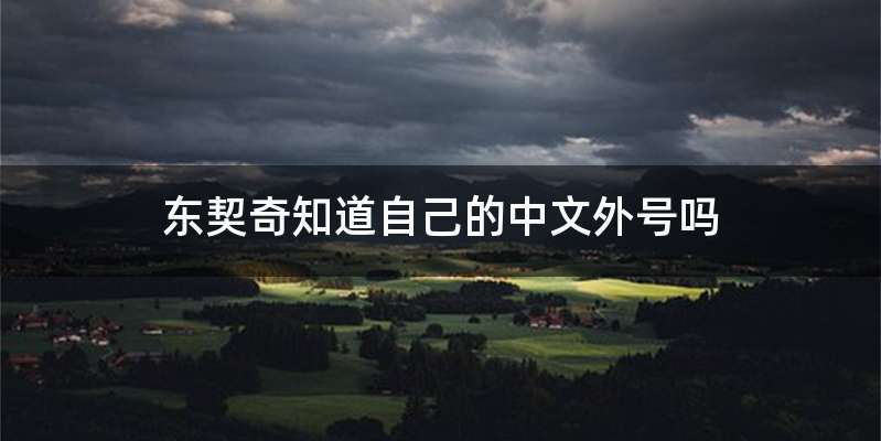 东契奇知道自己的中文外号吗