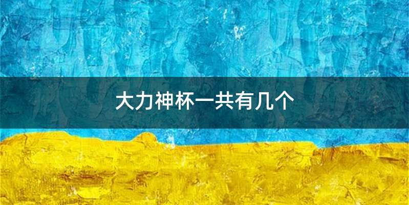 大力神杯一共有几个