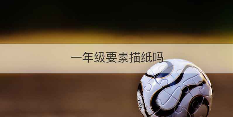 一年级要素描纸吗