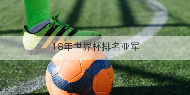 18年世界杯排名亚军
