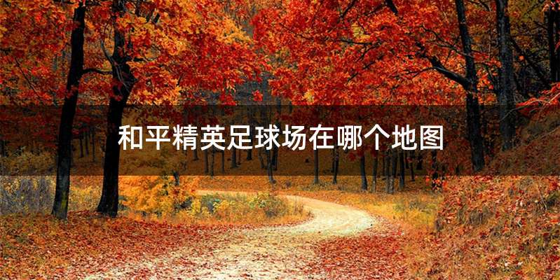 和平精英足球场在哪个地图