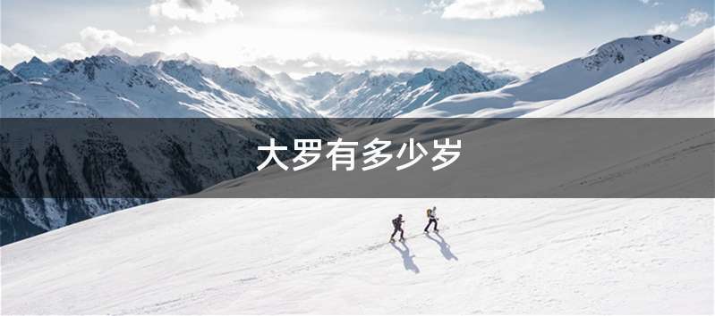 大罗有多少岁