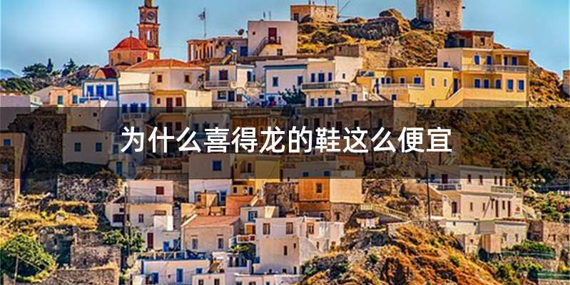 为什么喜得龙的鞋这么便宜