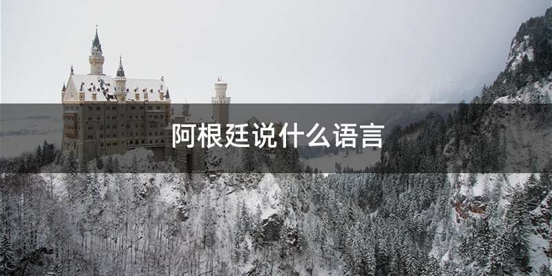 阿根廷说什么语言