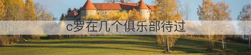 c罗在几个俱乐部待过