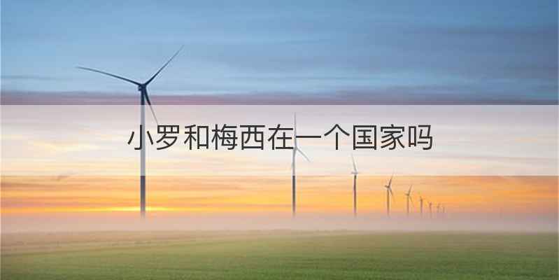 小罗和梅西在一个国家吗