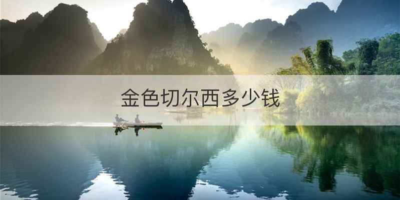 金色切尔西多少钱