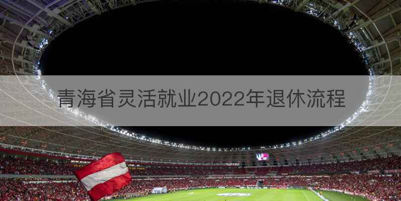 青海省灵活就业2022年退休流程