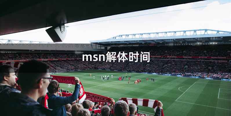 msn解体时间