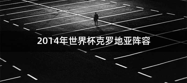 2014年世界杯克罗地亚阵容