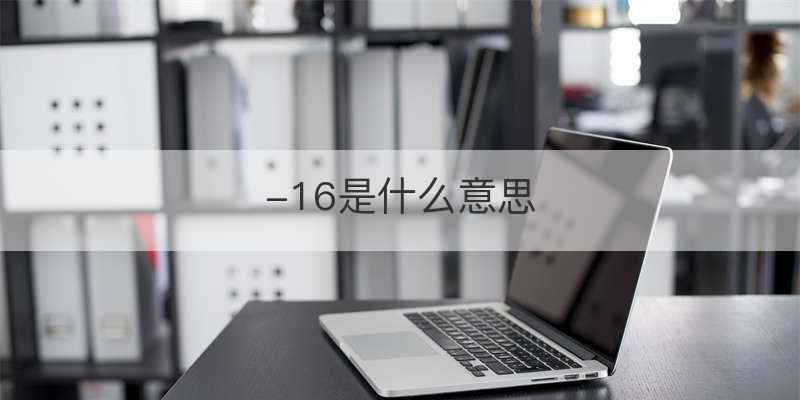 -16是什么意思