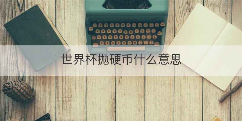 世界杯抛硬币什么意思