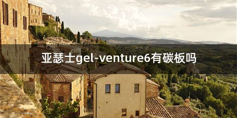 亚瑟士gel-venture6有碳板吗