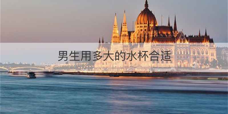 男生用多大的水杯合适