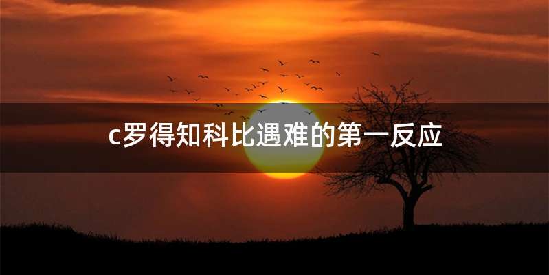 c罗得知科比遇难的第一反应