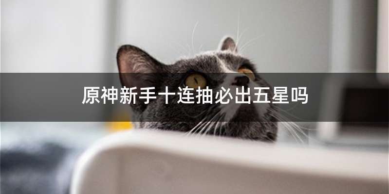 原神新手十连抽必出五星吗