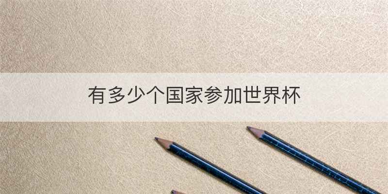 有多少个国家参加世界杯