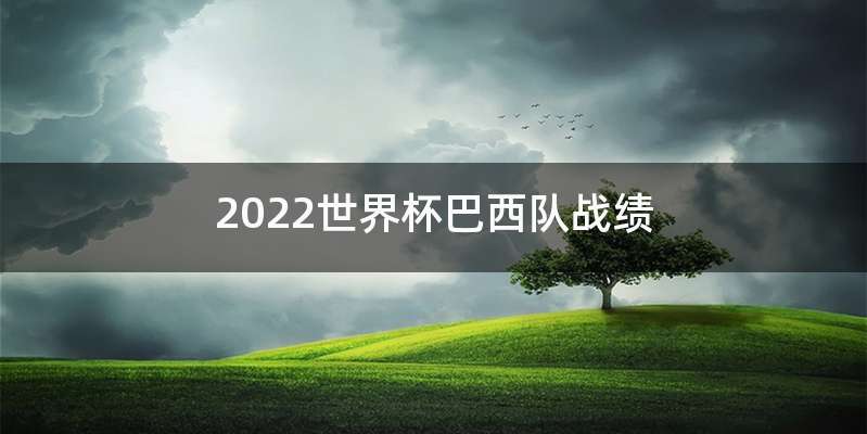 2022世界杯巴西队战绩