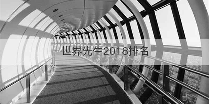 世界先生2018排名