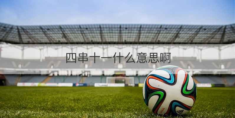 四串十一什么意思啊