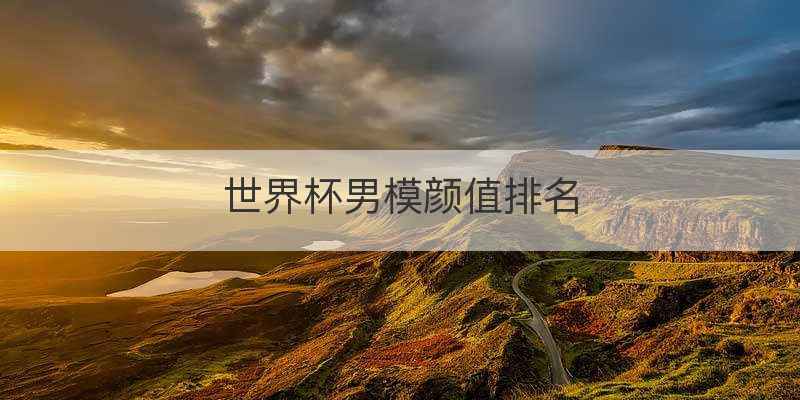 世界杯男模颜值排名