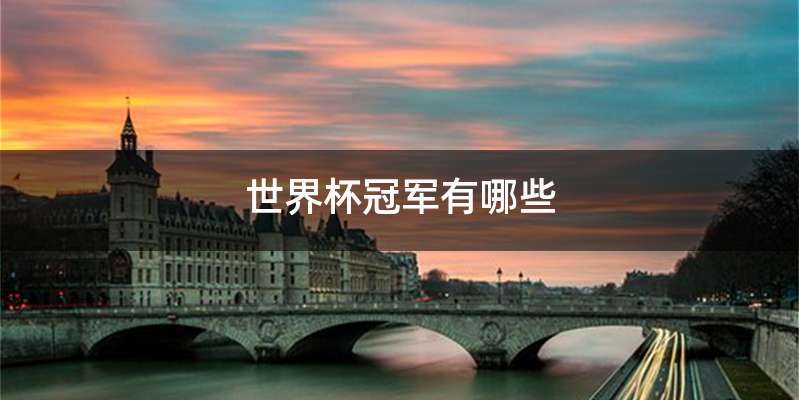 世界杯冠军有哪些