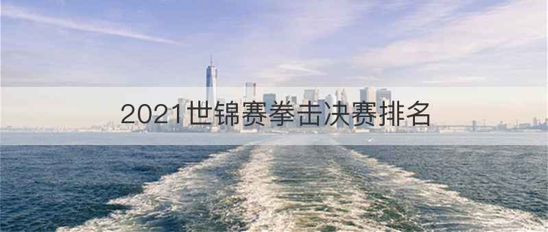 2021世锦赛拳击决赛排名