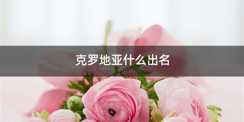克罗地亚什么出名
