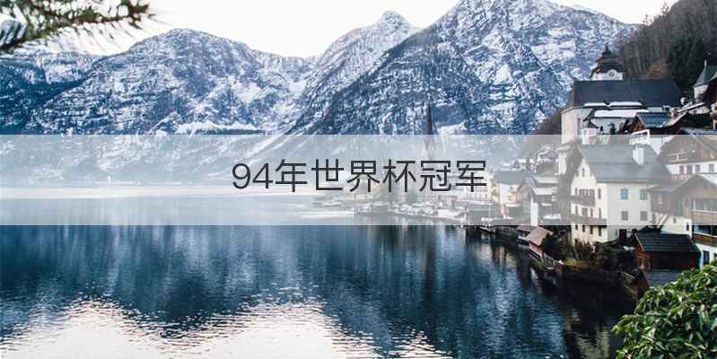 94年世界杯冠军