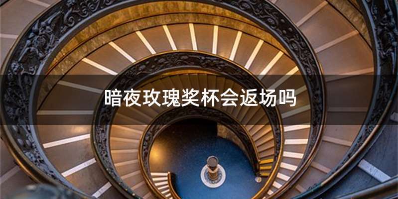 暗夜玫瑰奖杯会返场吗