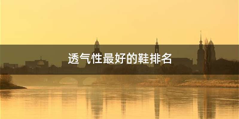 透气性最好的鞋排名