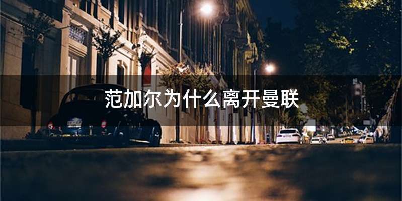 范加尔为什么离开曼联