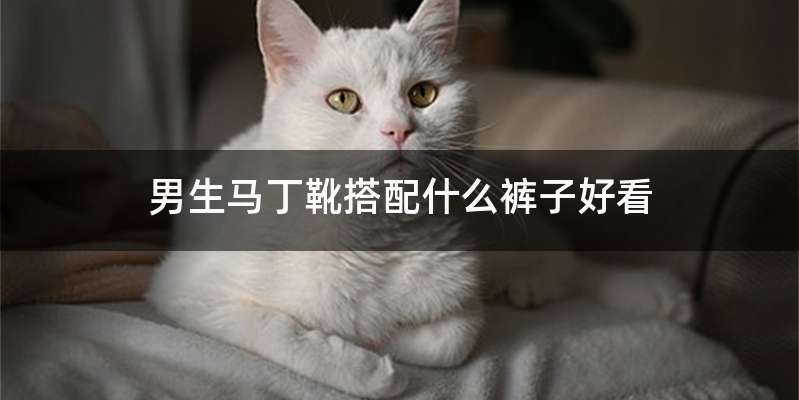 男生马丁靴搭配什么裤子好看