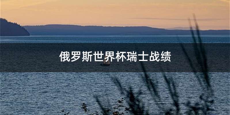 俄罗斯世界杯瑞士战绩