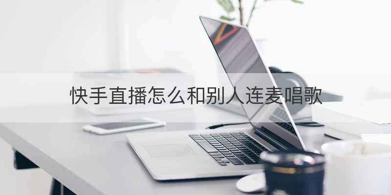 快手直播怎么和别人连麦唱歌