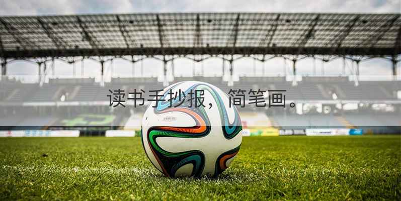 读书手抄报，简笔画。