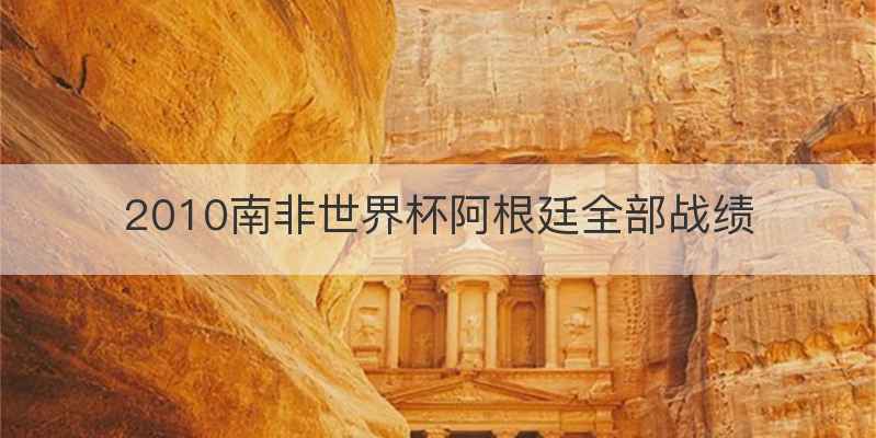 2010南非世界杯阿根廷全部战绩
