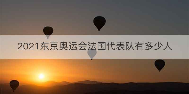 2021东京奥运会法国代表队有多少人