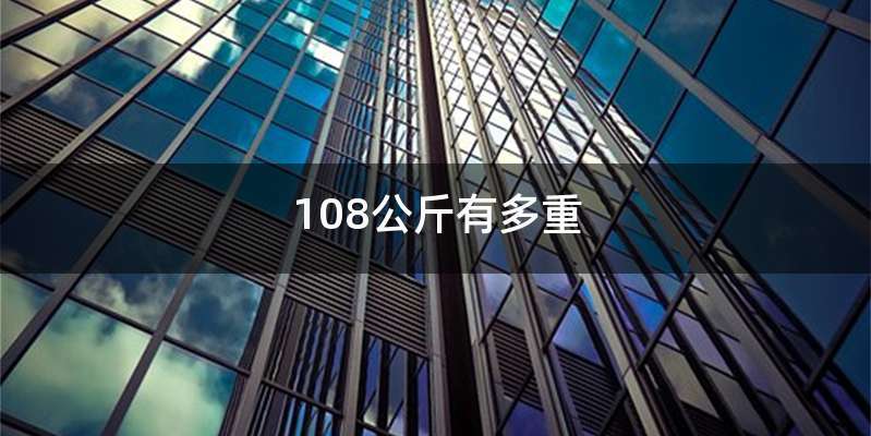 108公斤有多重