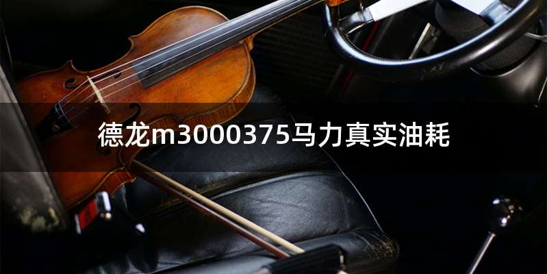 德龙m3000375马力真实油耗