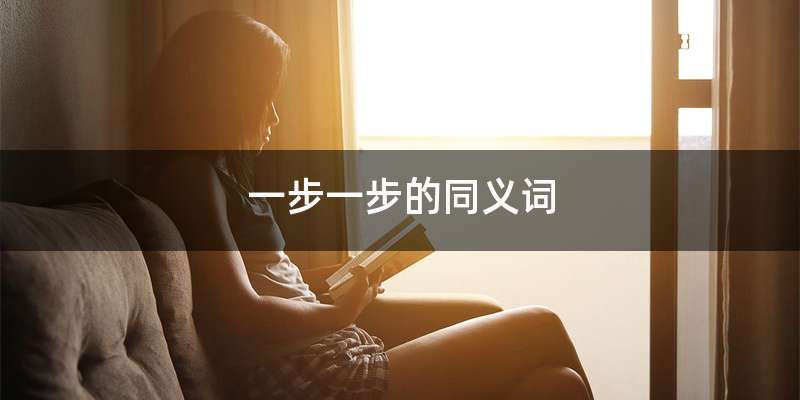 一步一步的同义词