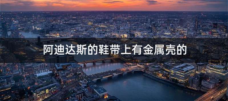 阿迪达斯的鞋带上有金属壳的