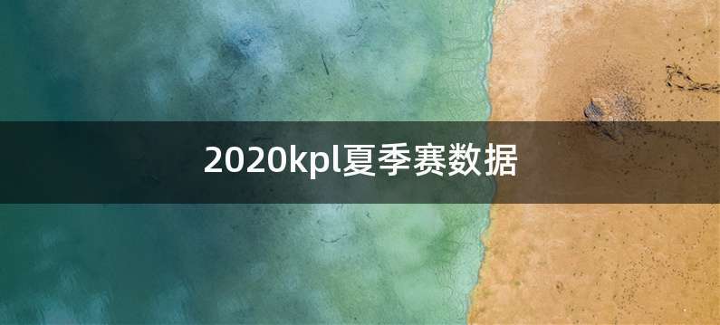 2020kpl夏季赛数据