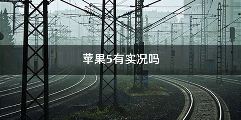 苹果5有实况吗