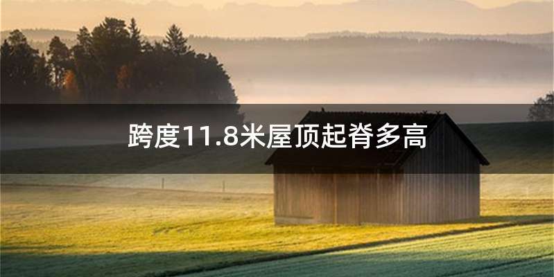 跨度11.8米屋顶起脊多高