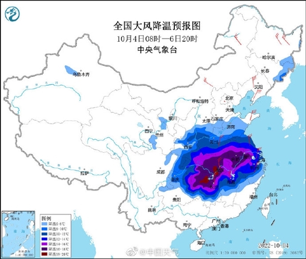 大范围寒潮预警发布：多地已加入下雪群聊