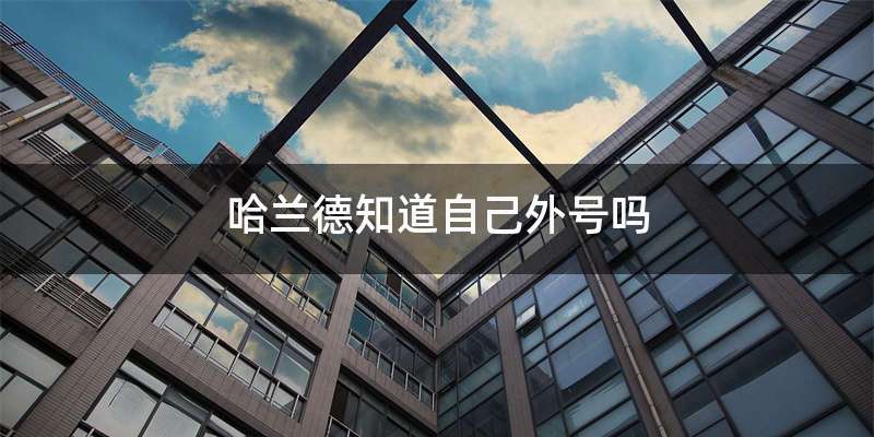 哈兰德知道自己外号吗