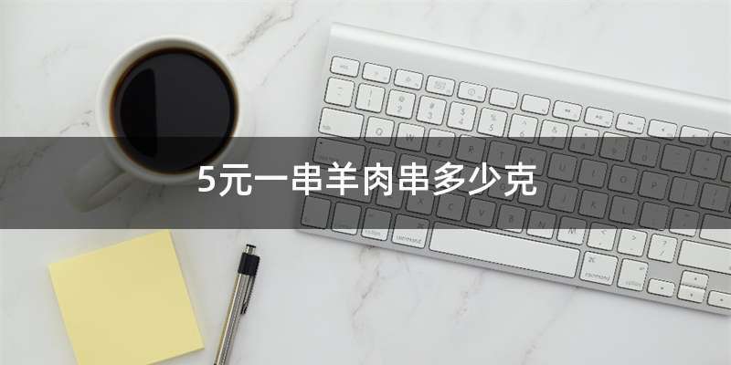 5元一串羊肉串多少克