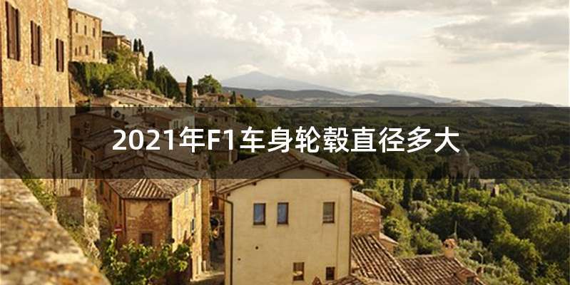 2021年F1车身轮毂直径多大